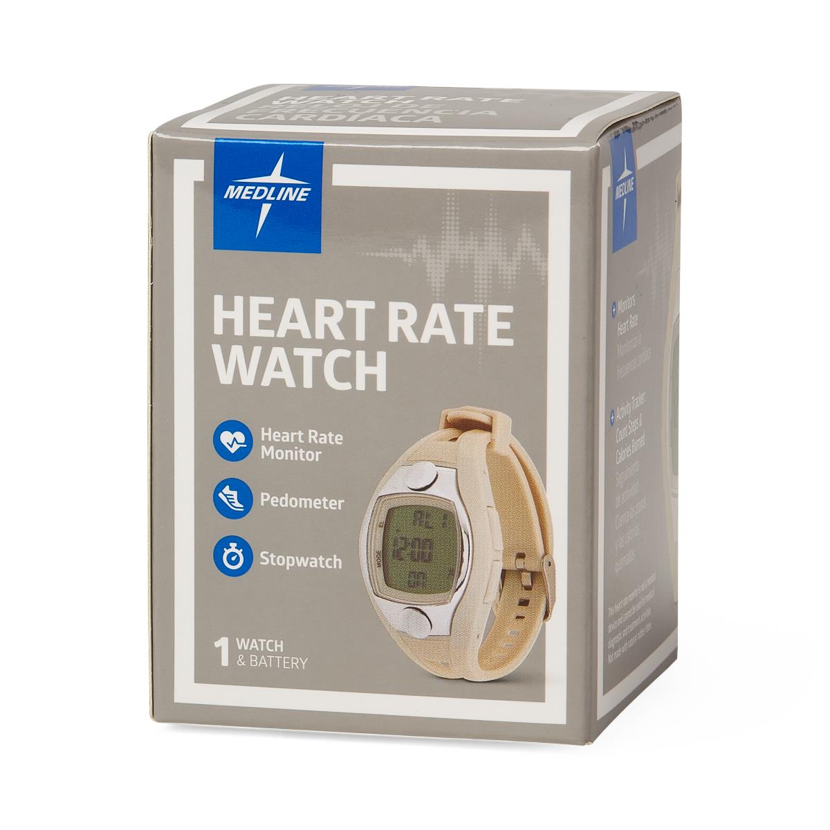 Medline Heart Rate and Pedometer Watches