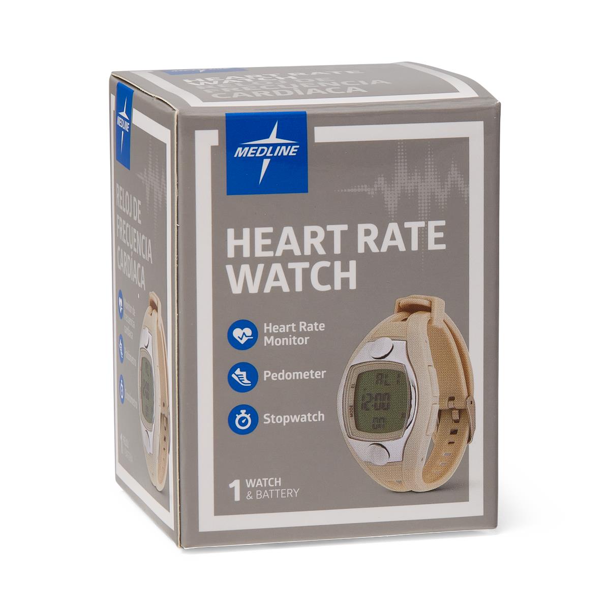 Medline Heart Rate and Pedometer Watches