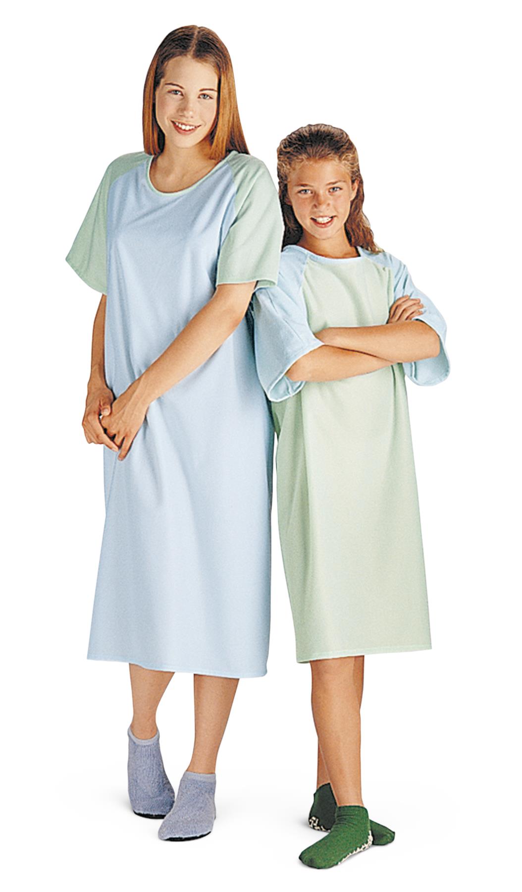 Comfort-Knit Adolescent Patient Gowns - BeHope