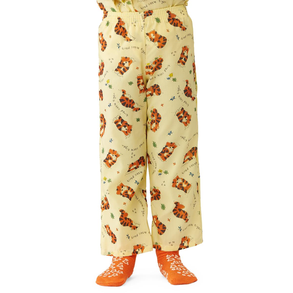 Medline Tired Tiger Pediatric Elastic-Waist Pajama Pants