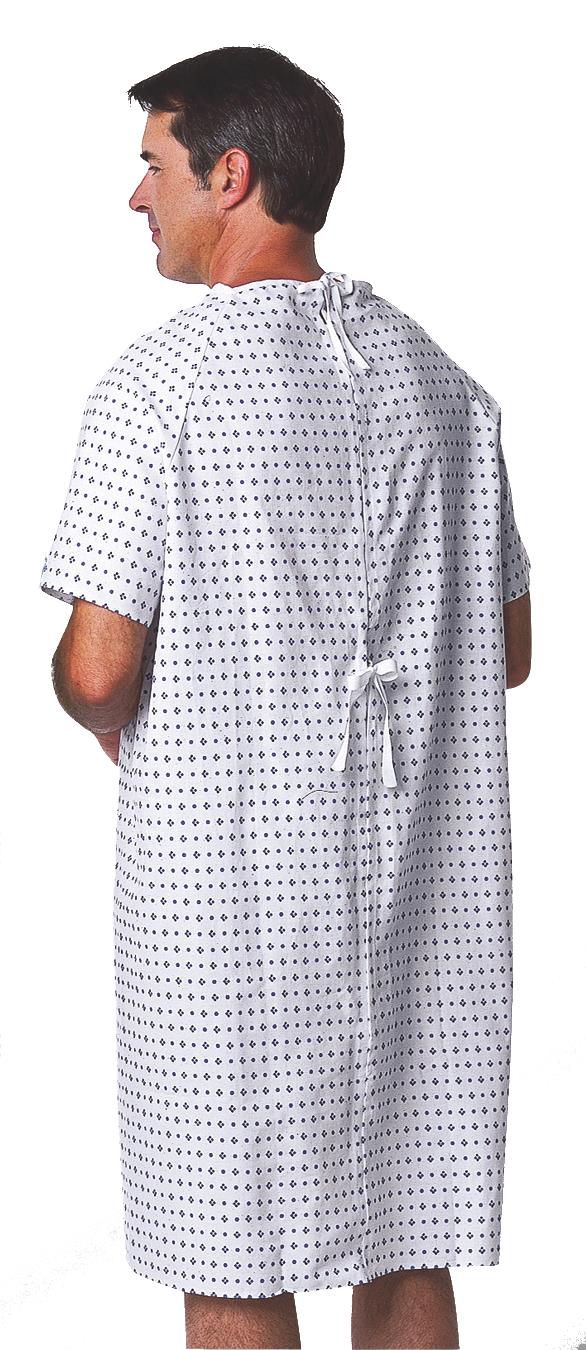 Medline Cotton/Poly Blend Patient Gowns