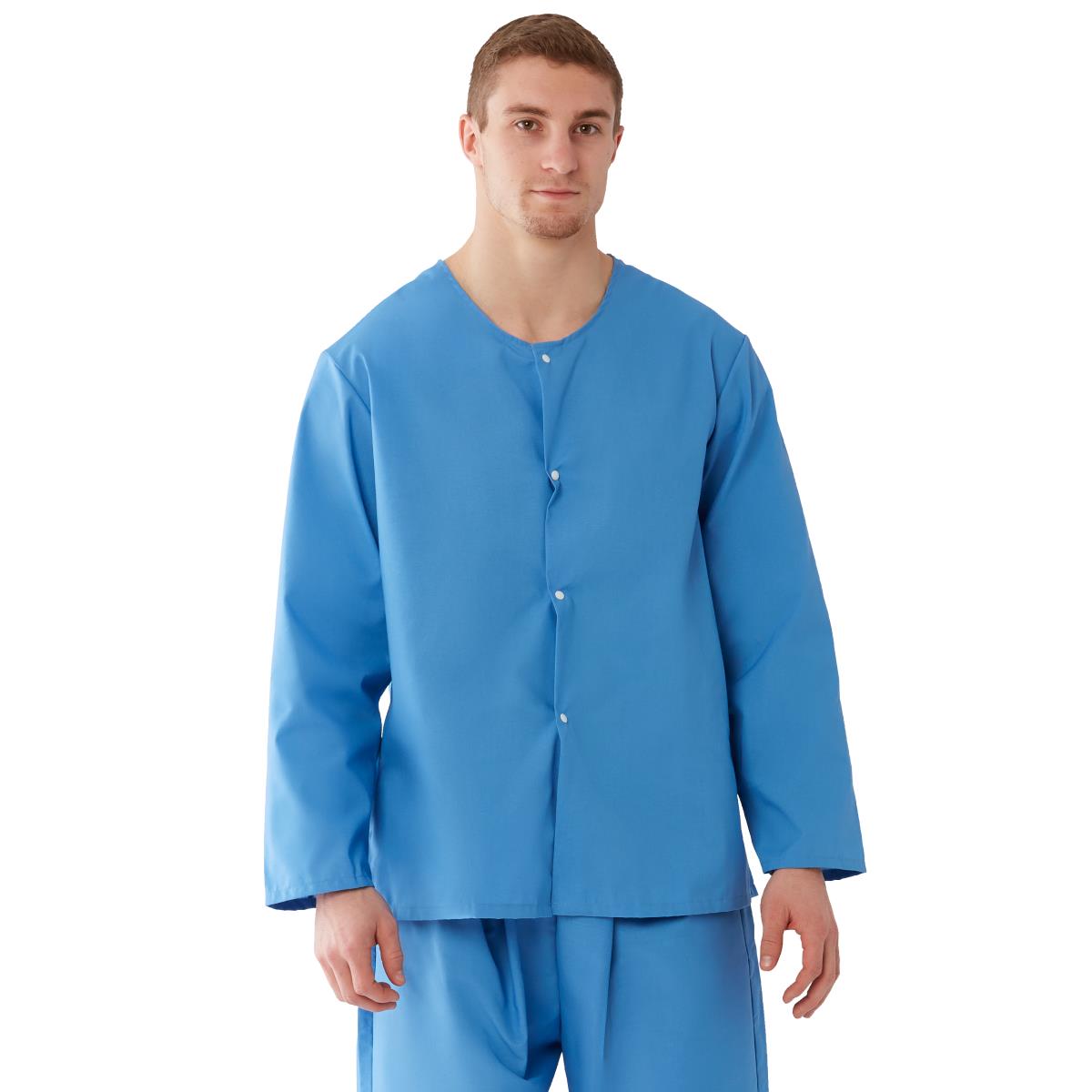 Medline Psychiatric Patient Snap Pajama Tops