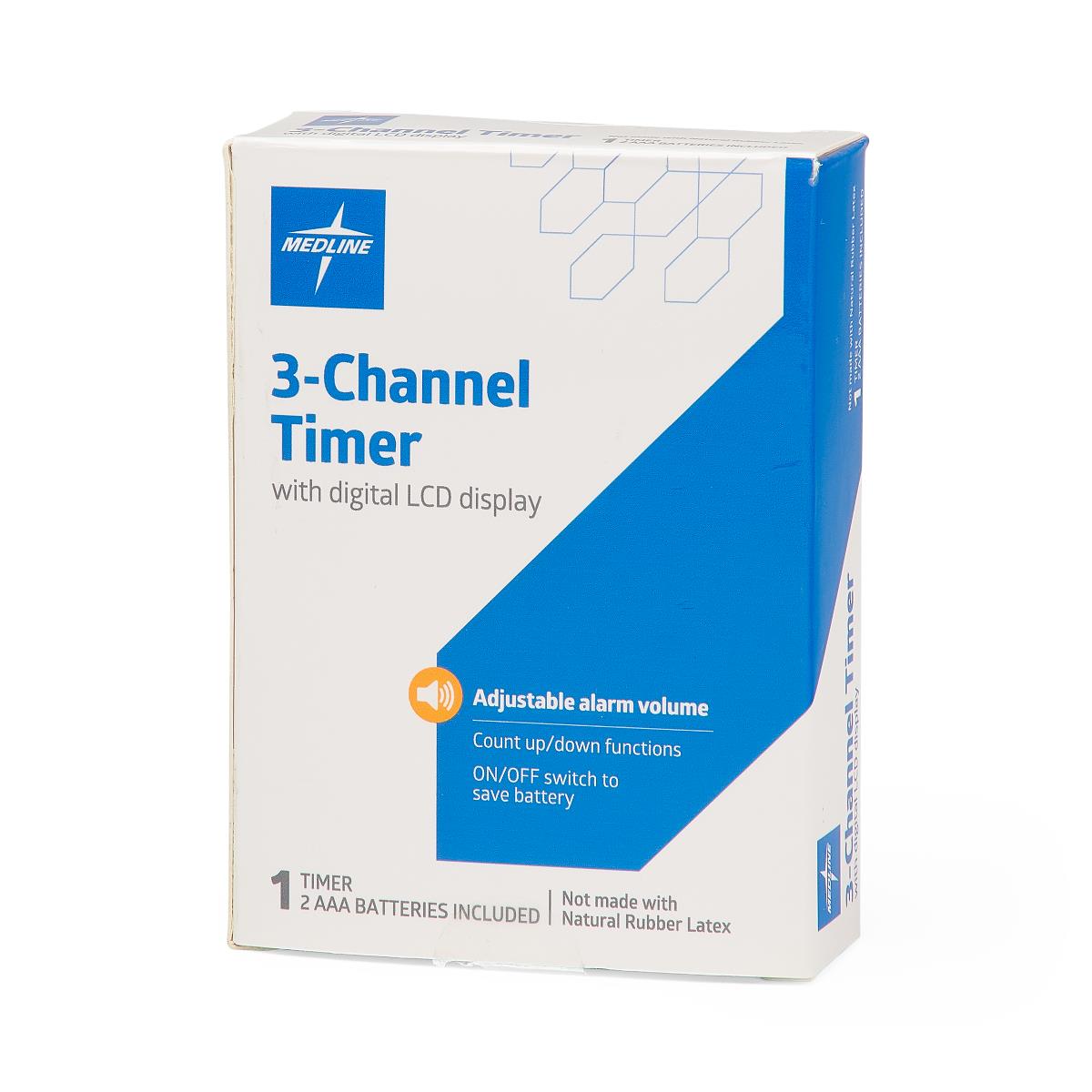 Medline 3-channel Timer With Digital Lcd Display - BeHope