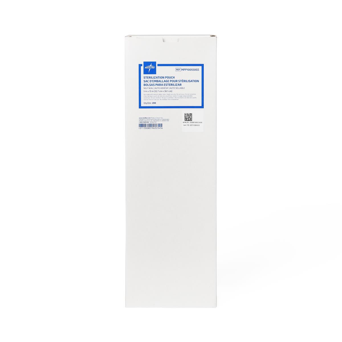 Self-Seal Sterilization Pouches for Steam and Gas Only