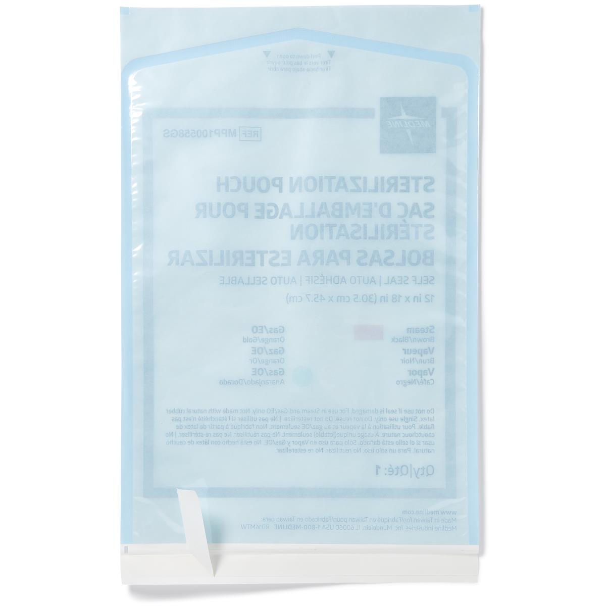 Self-Seal Sterilization Pouches for Steam and Gas Only