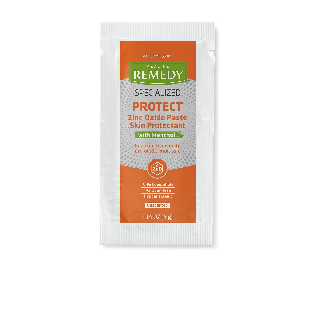 Medline Remedy Specialized Zinc Oxide Paste with Menthol