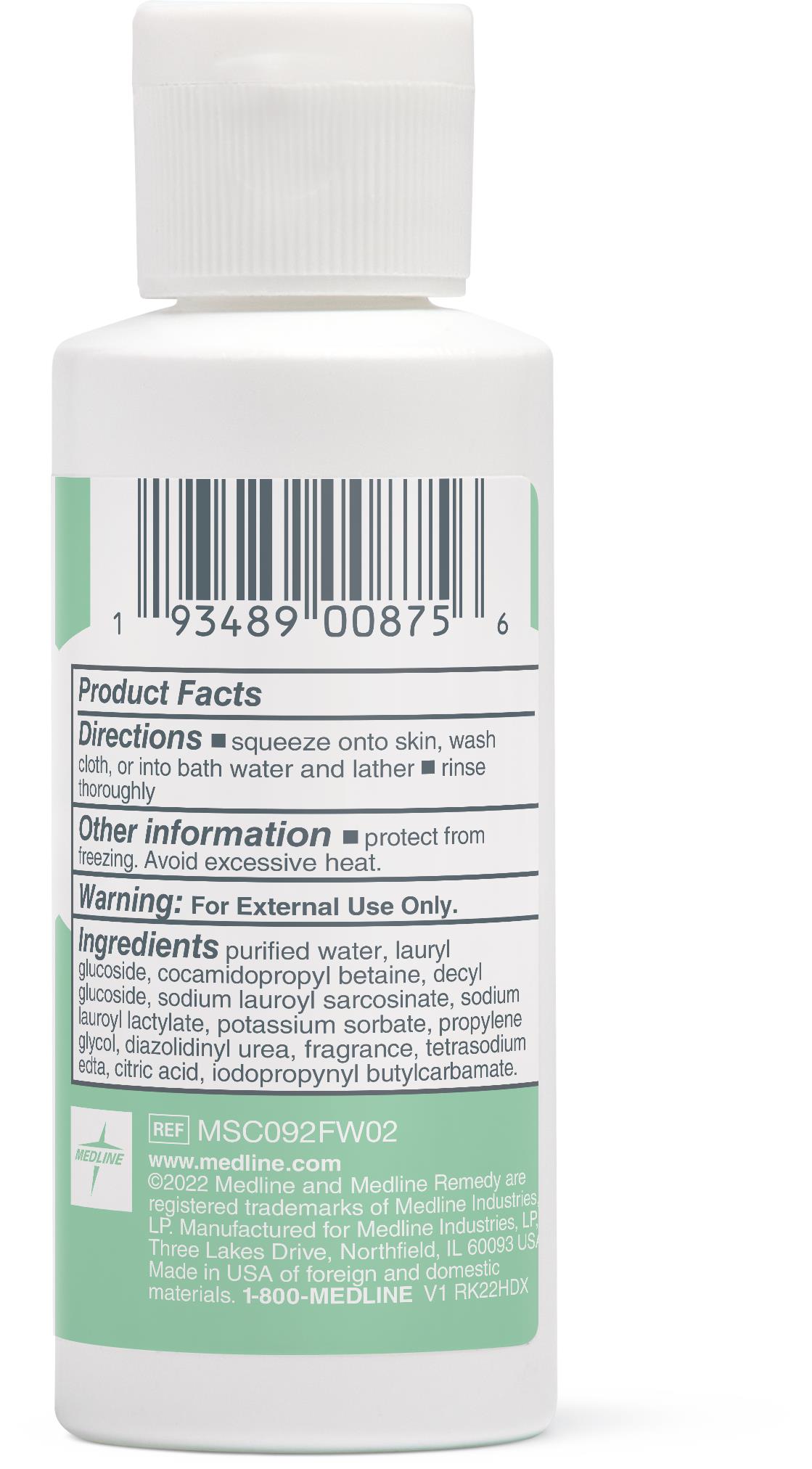 Medline Remedy Baby Shampoo and Body Wash