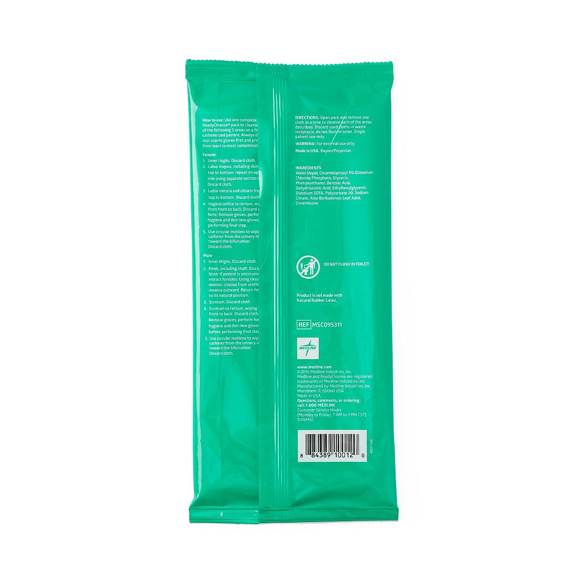 Readycleanse Perineal Care Cleansing Cloths, lifestyle shot.