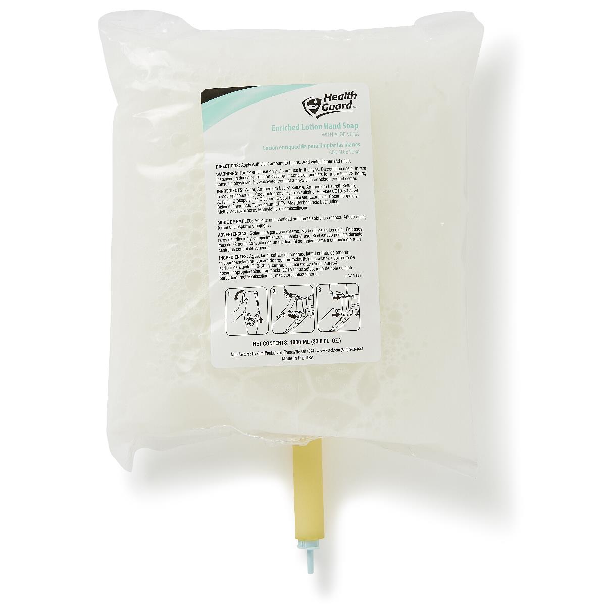 HealthGuard Enriched Lotion Hand Soap with Aloe Vera
