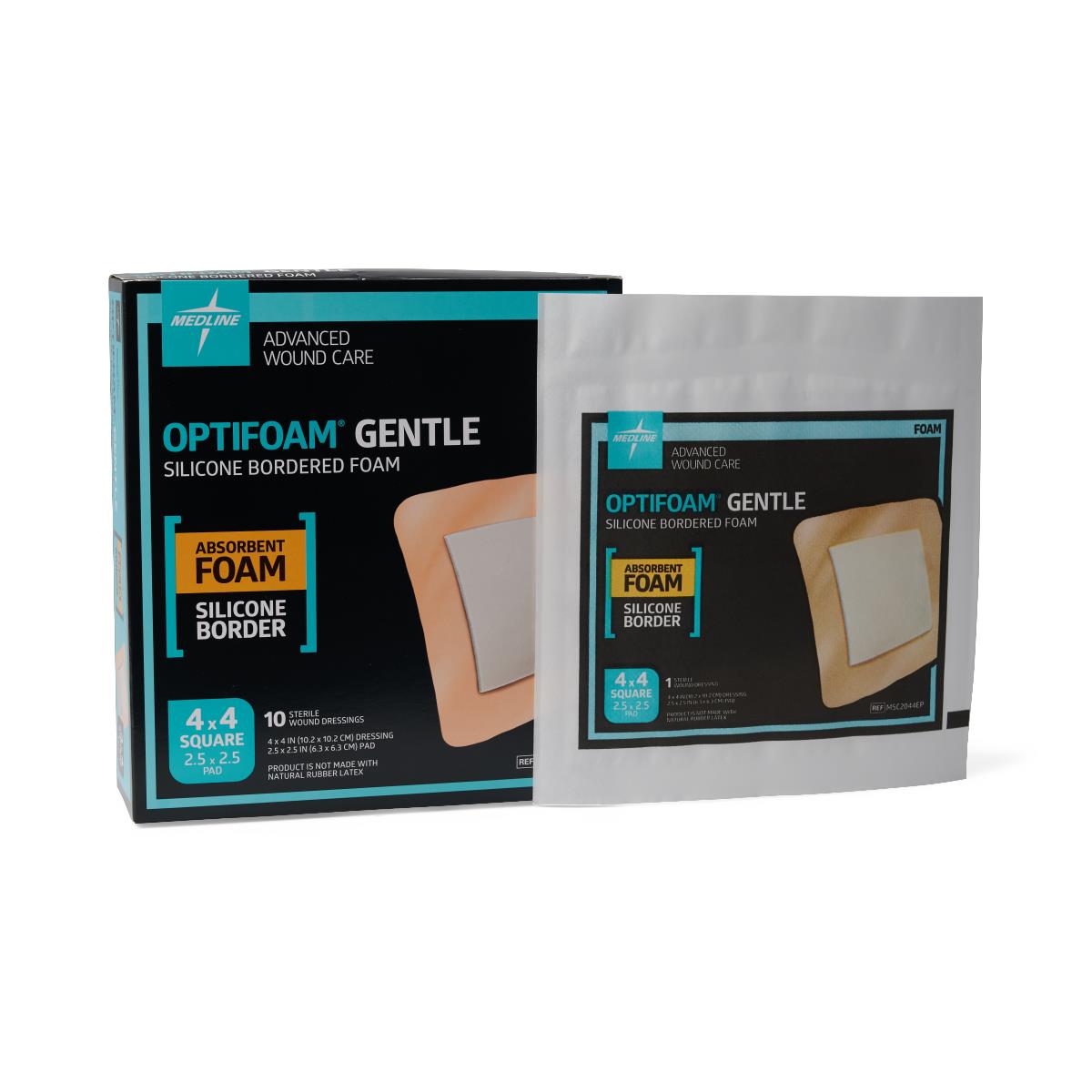 Optifoam Gentle Foam Dressings with Silicone Adhesive Border - BeHope