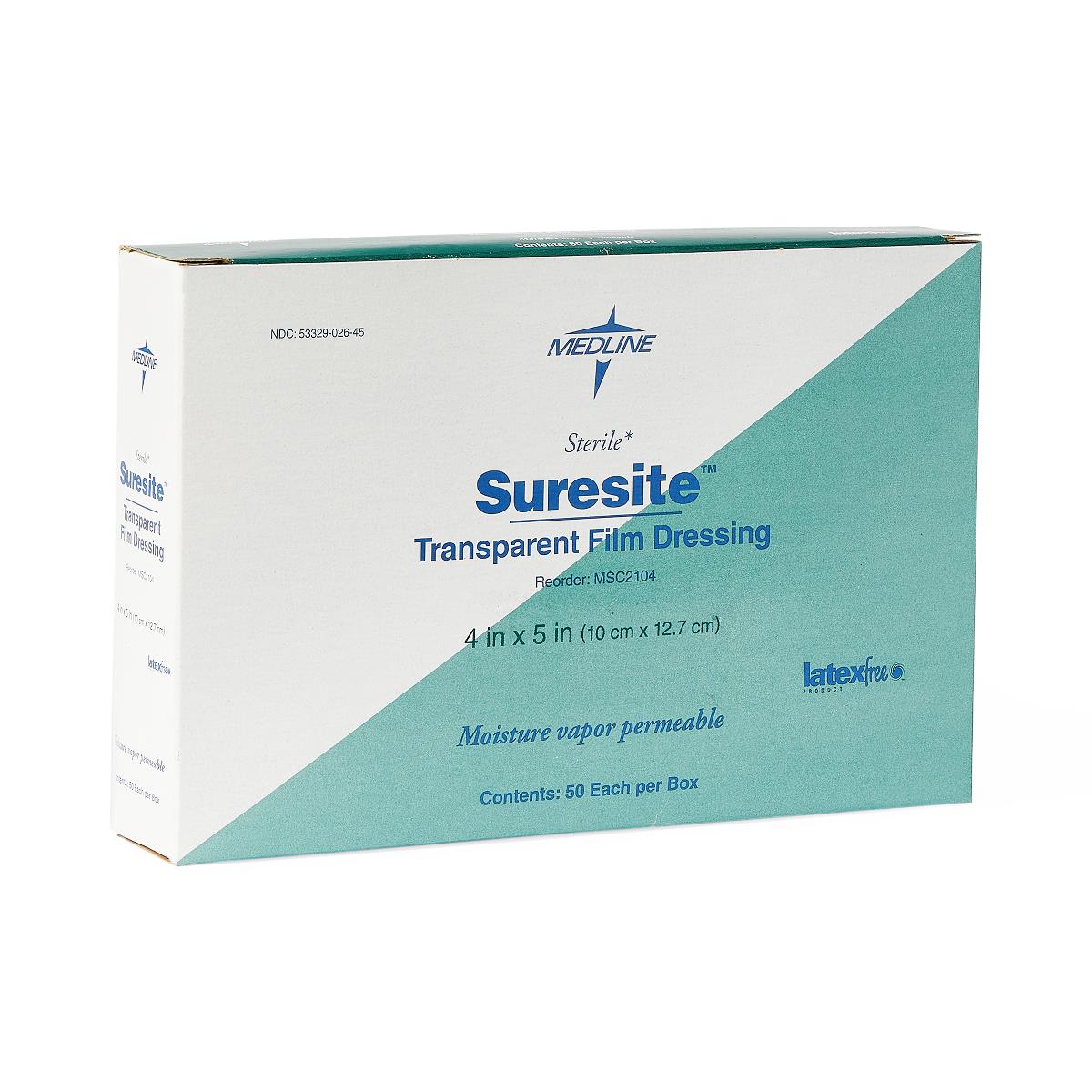 SureSite 2-Handle Transparent Dressings