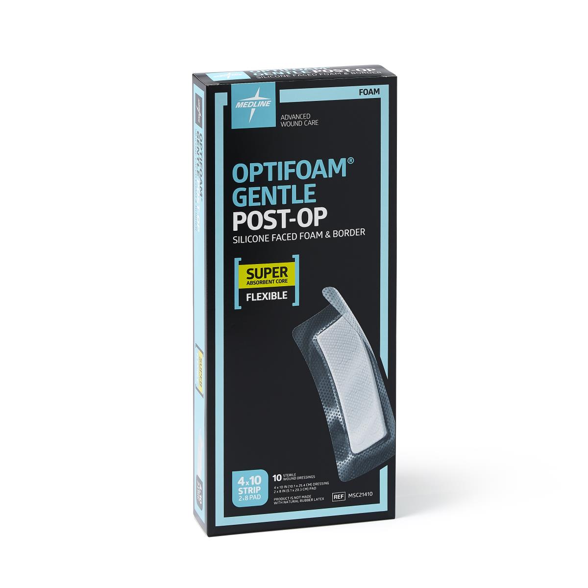 Optifoam Gentle Post-Op Foam Wound Dressings