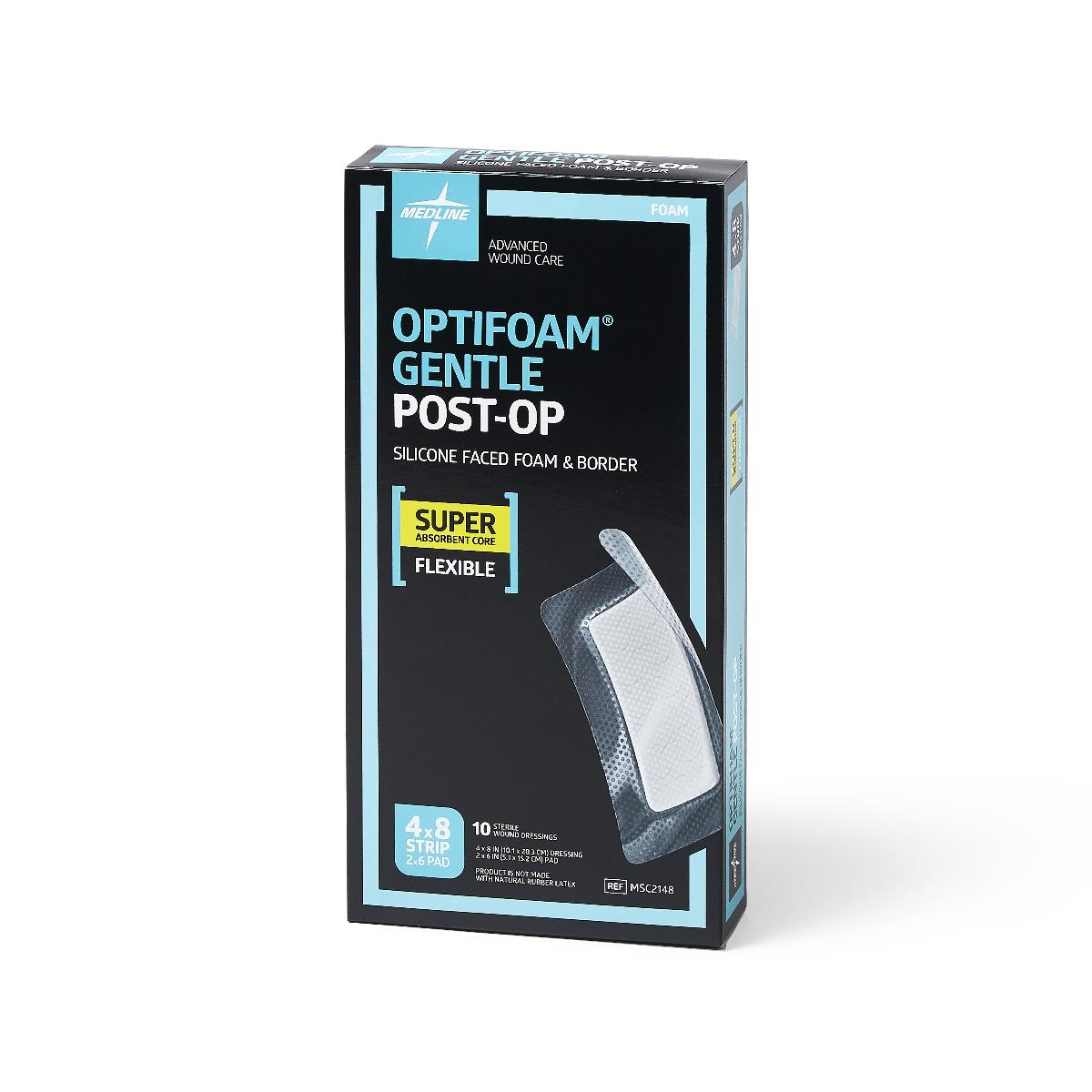 Optifoam Gentle Post-Op Foam Wound Dressings