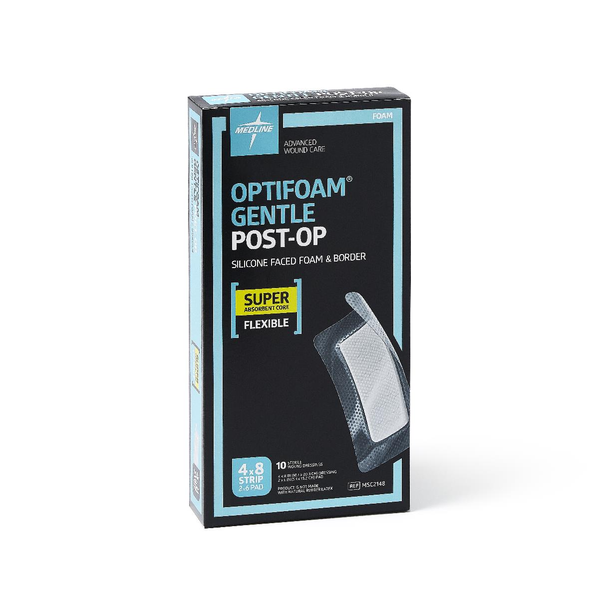 Optifoam Gentle Post-Op Foam Wound Dressings