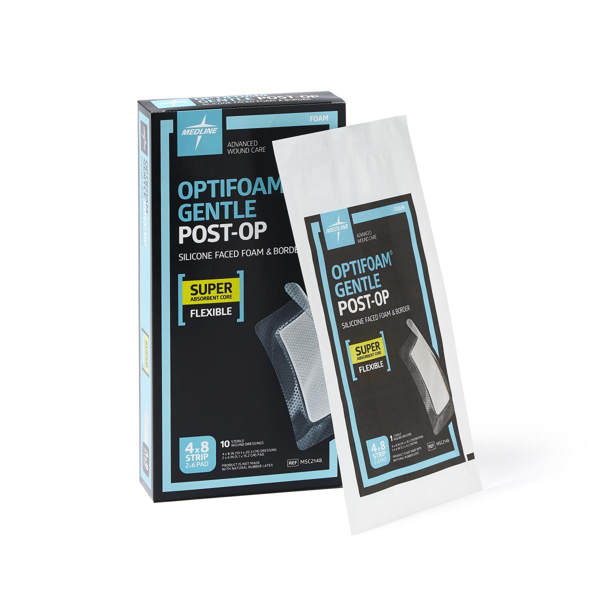 Optifoam Gentle Post-Op Foam Wound Dressings