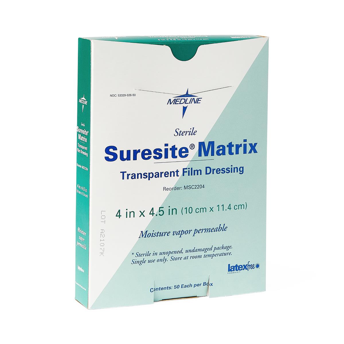 SureSite Matrix Transparent Film Dressing