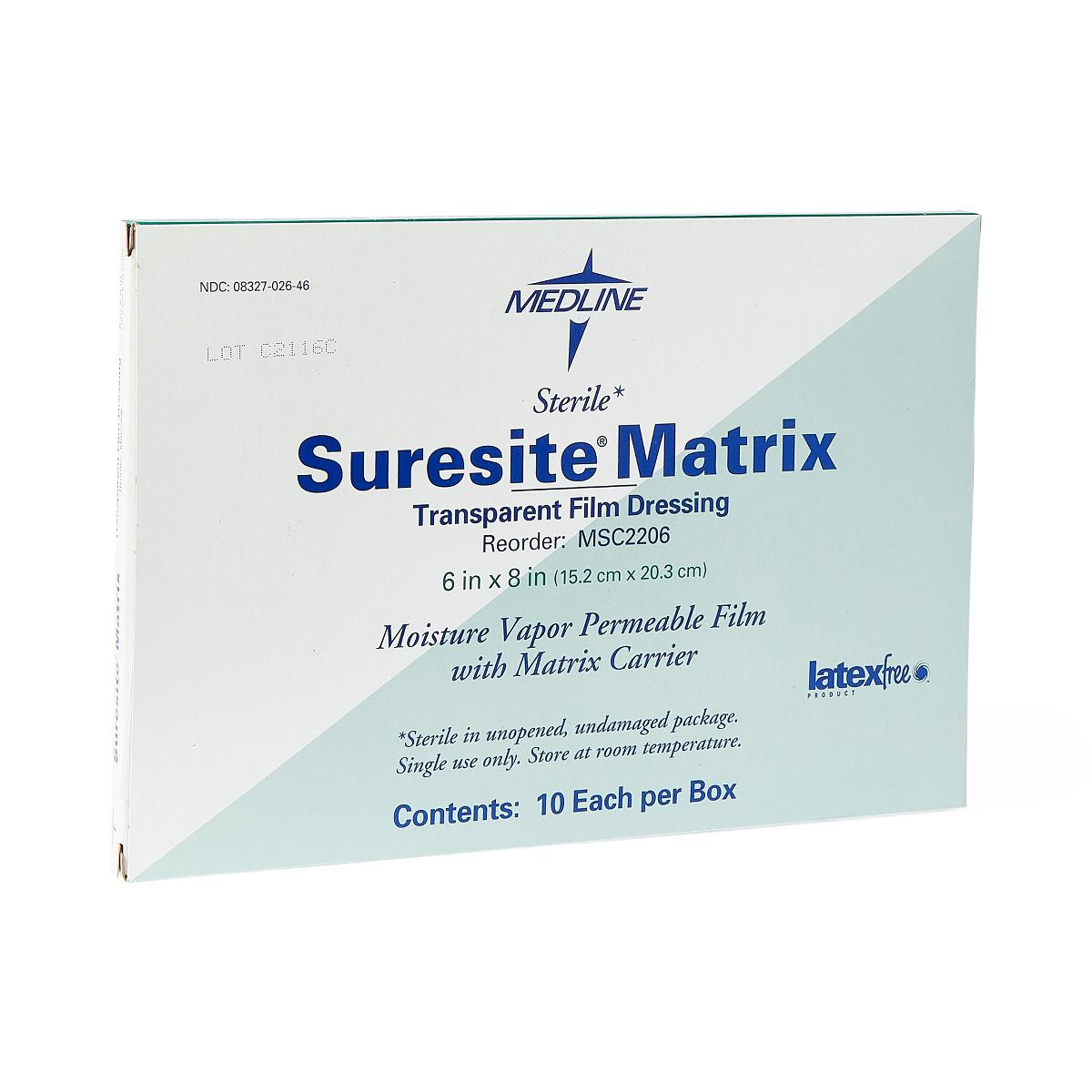 SureSite Matrix Transparent Film Dressing