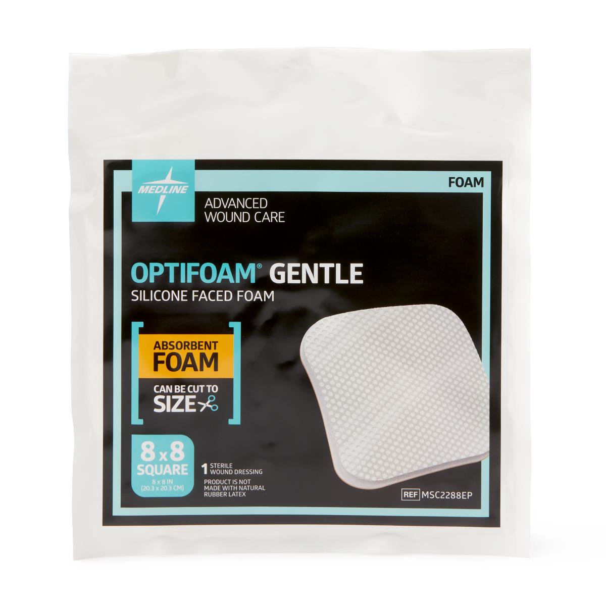 Optifoam Gentle Non-Bordered Silicone-Faced Foam Wound Dressings