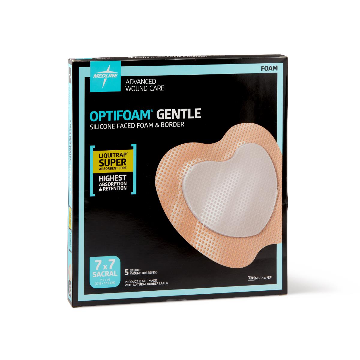 Optifoam Gentle LQ Silicone-Faced Foam Wound Dressings