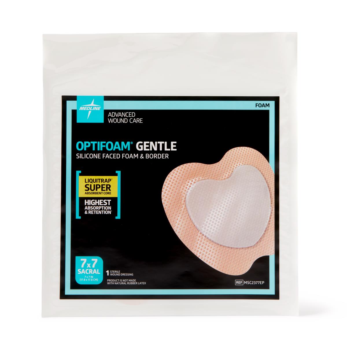 Optifoam Gentle LQ Silicone-Faced Foam Wound Dressings