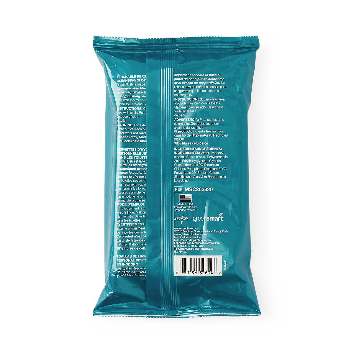 ReadyFlush Biodegradable Flushable Wipes