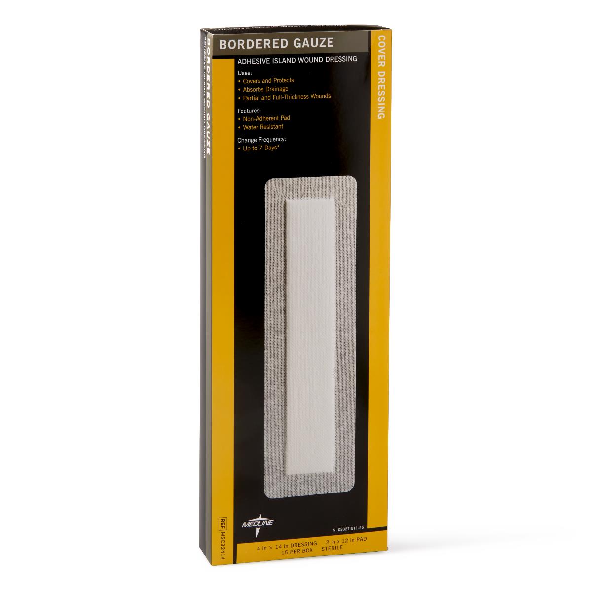 Medline Bordered Gauze Adhesive Island Wound Dressings - BeHope