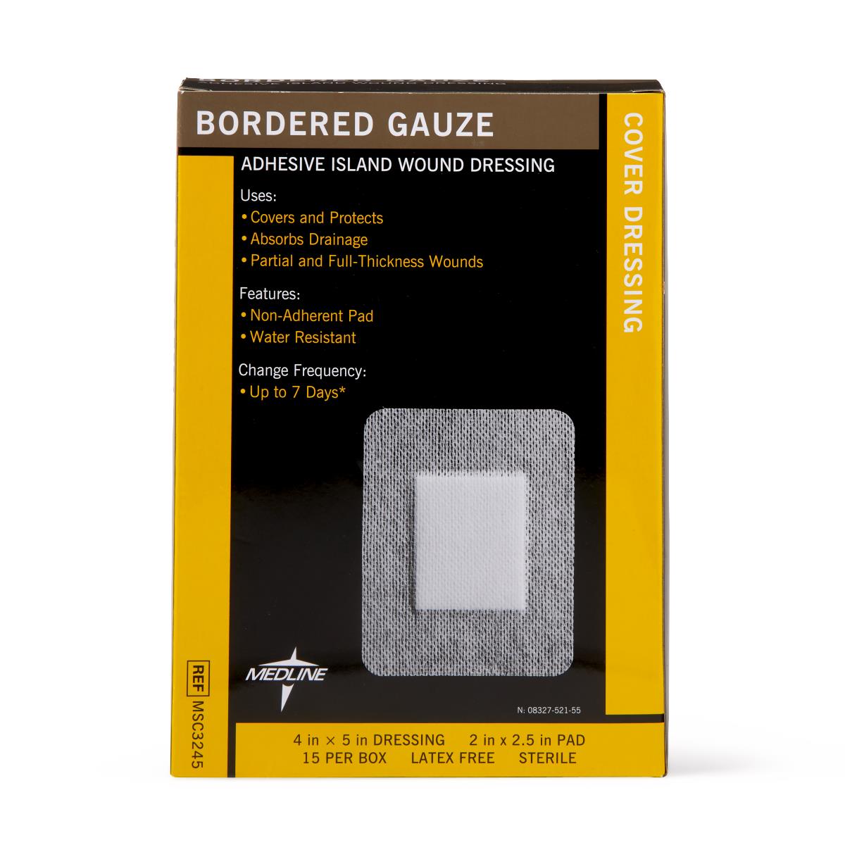 Medline Bordered Gauze Adhesive Island Wound Dressings - BeHope