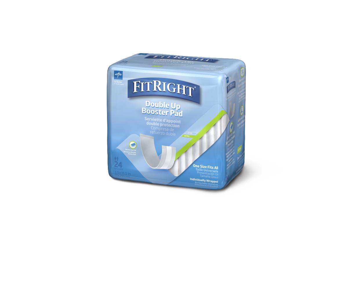 Double Up Thin Liner Incontinence Booster Pads, additional view