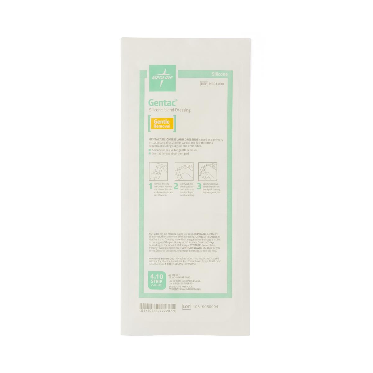 Gentac Silicone Island Wound Dressings