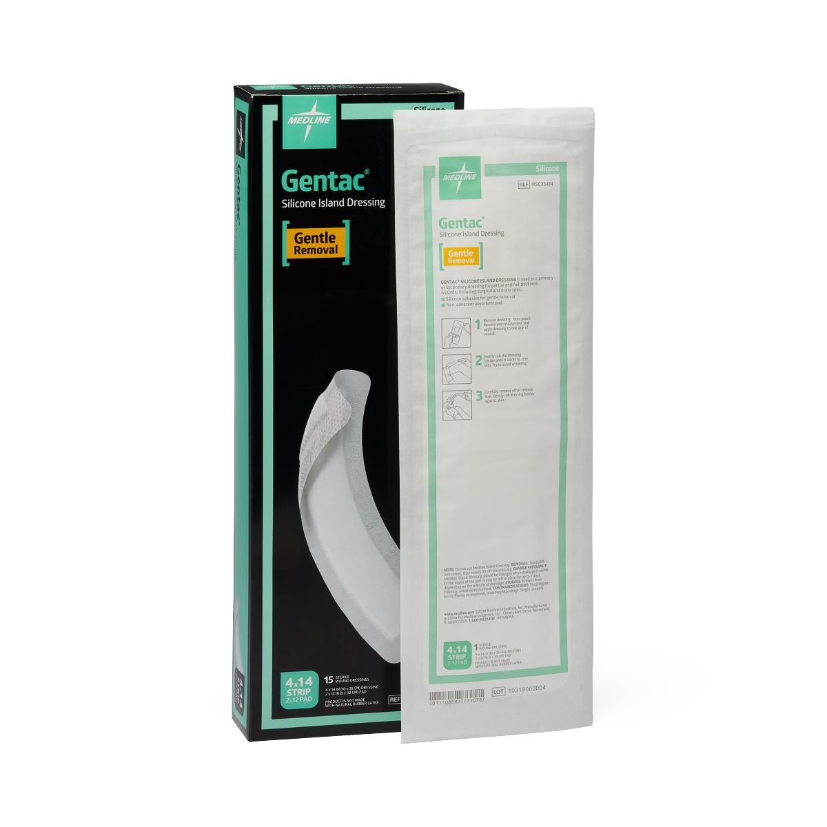 Gentac Silicone Island Wound Dressings