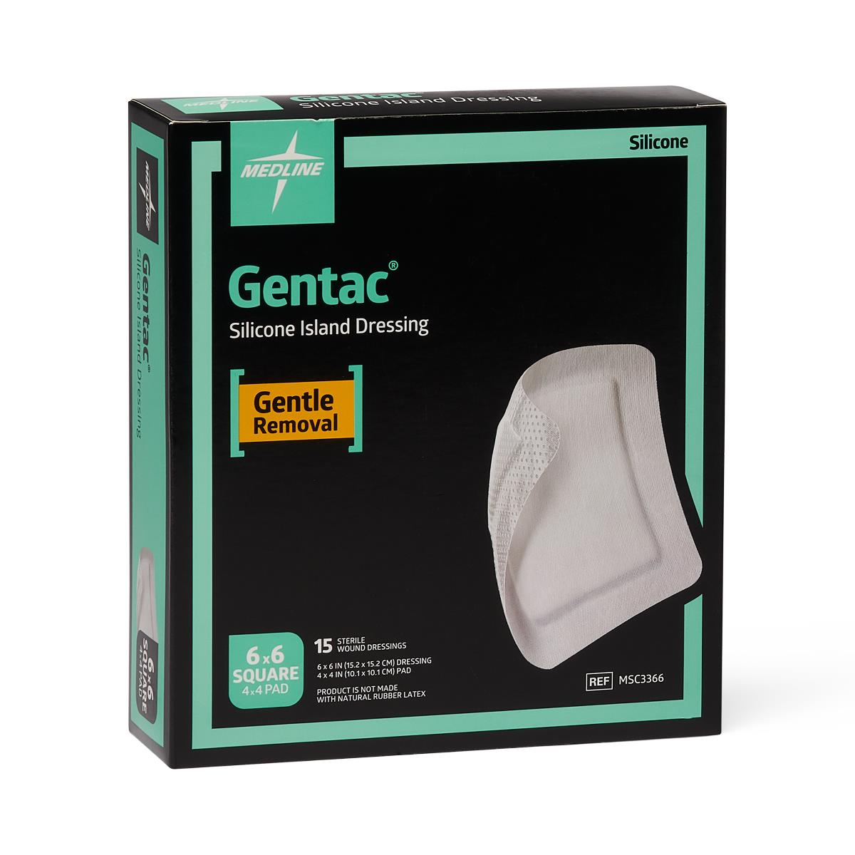 Gentac Silicone Island Wound Dressings