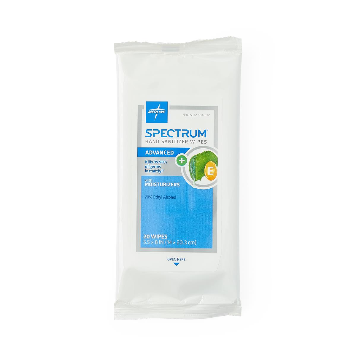 Spectrum Advanced Hand Sanitizer Wipes - BeHope