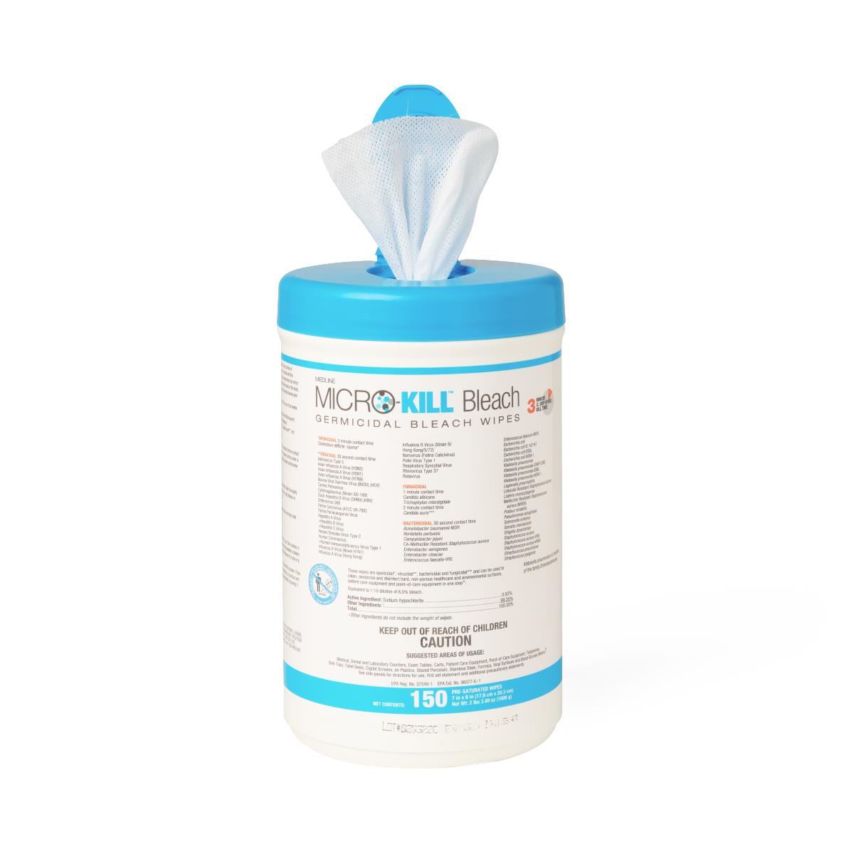 Micro-Kill Bleach Germicidal Bleach Wipes - BeHope