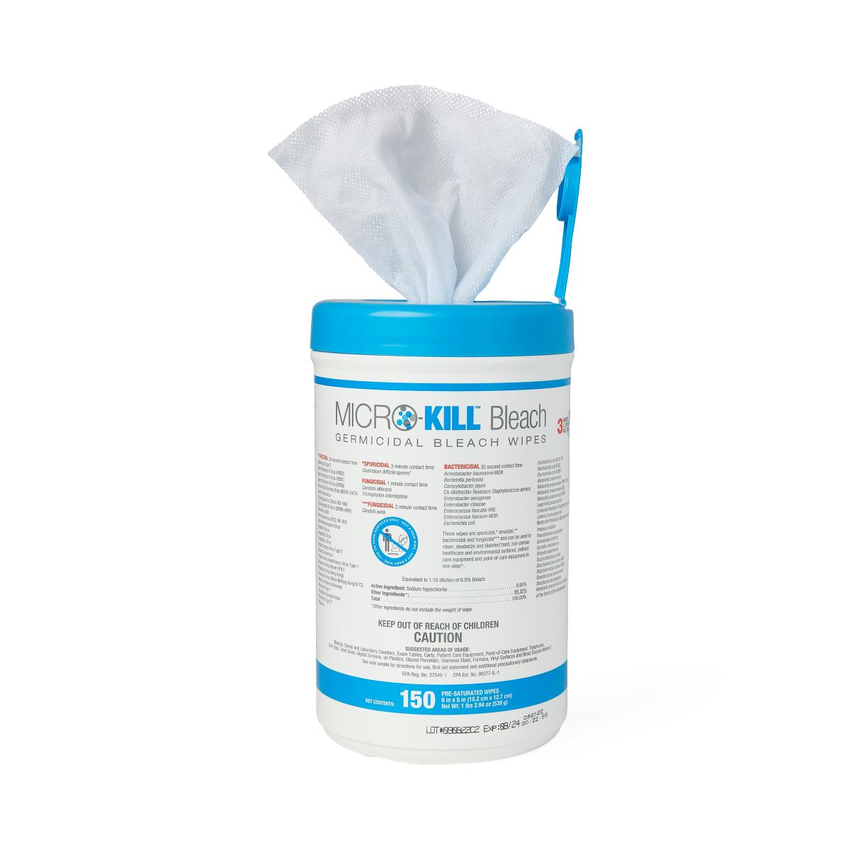 Micro-Kill Bleach Germicidal Bleach Wipes - BeHope