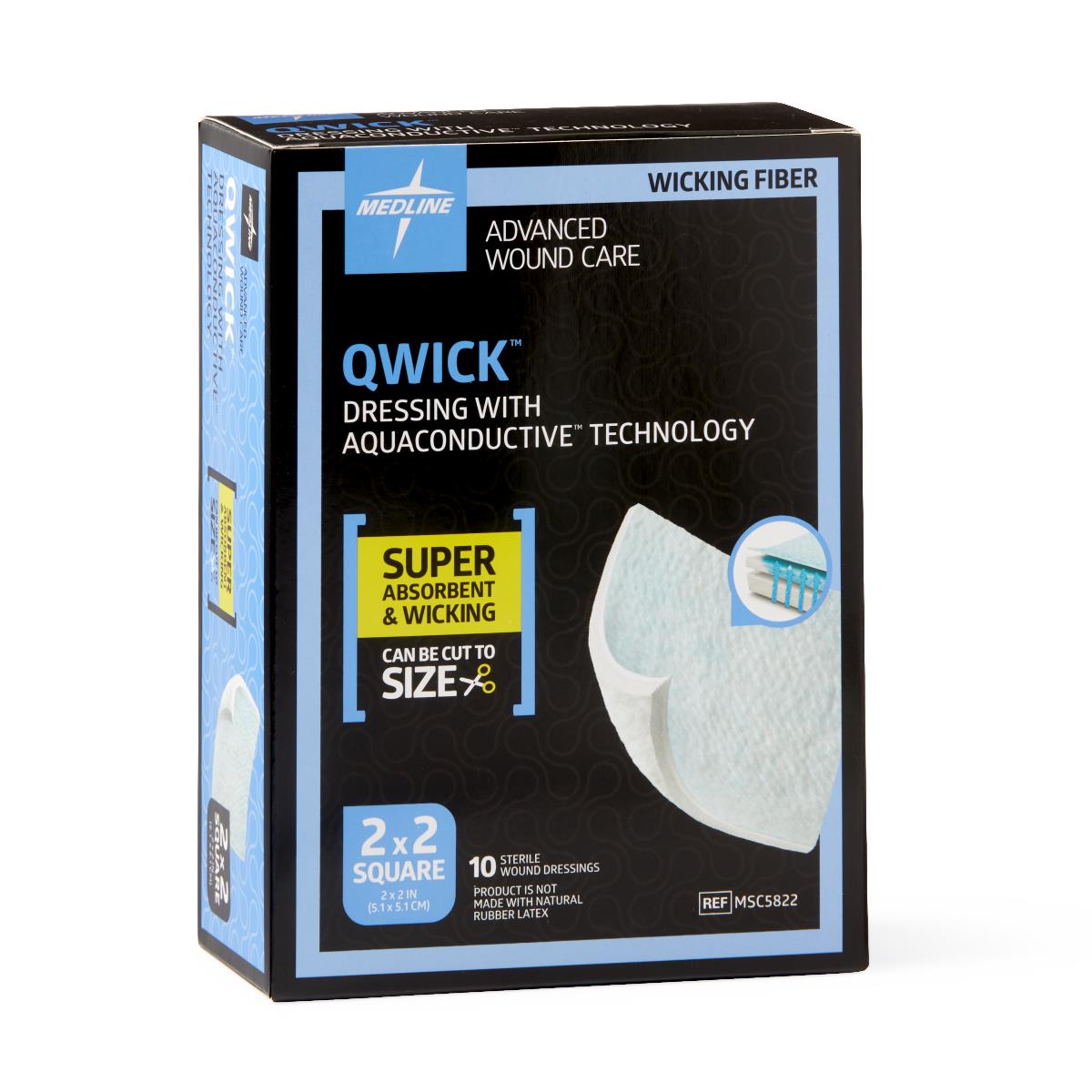 Qwick Nonadhesive Superabsorbent Wound Dressings - BeHope