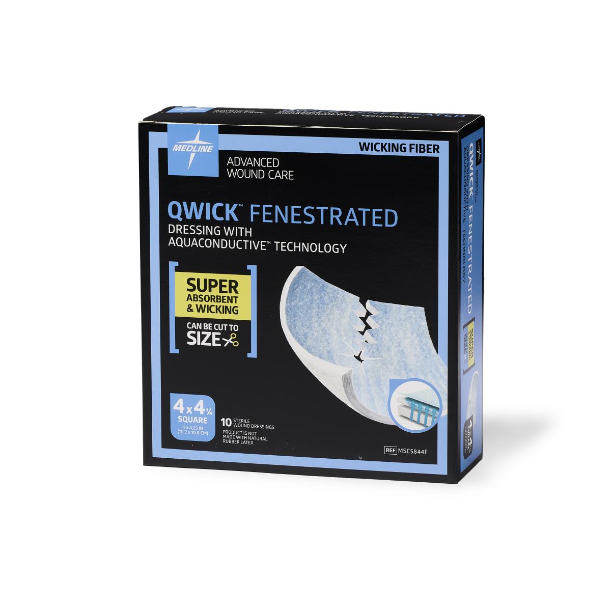 Qwick Nonadhesive Superabsorbent Wound Dressings - BeHope