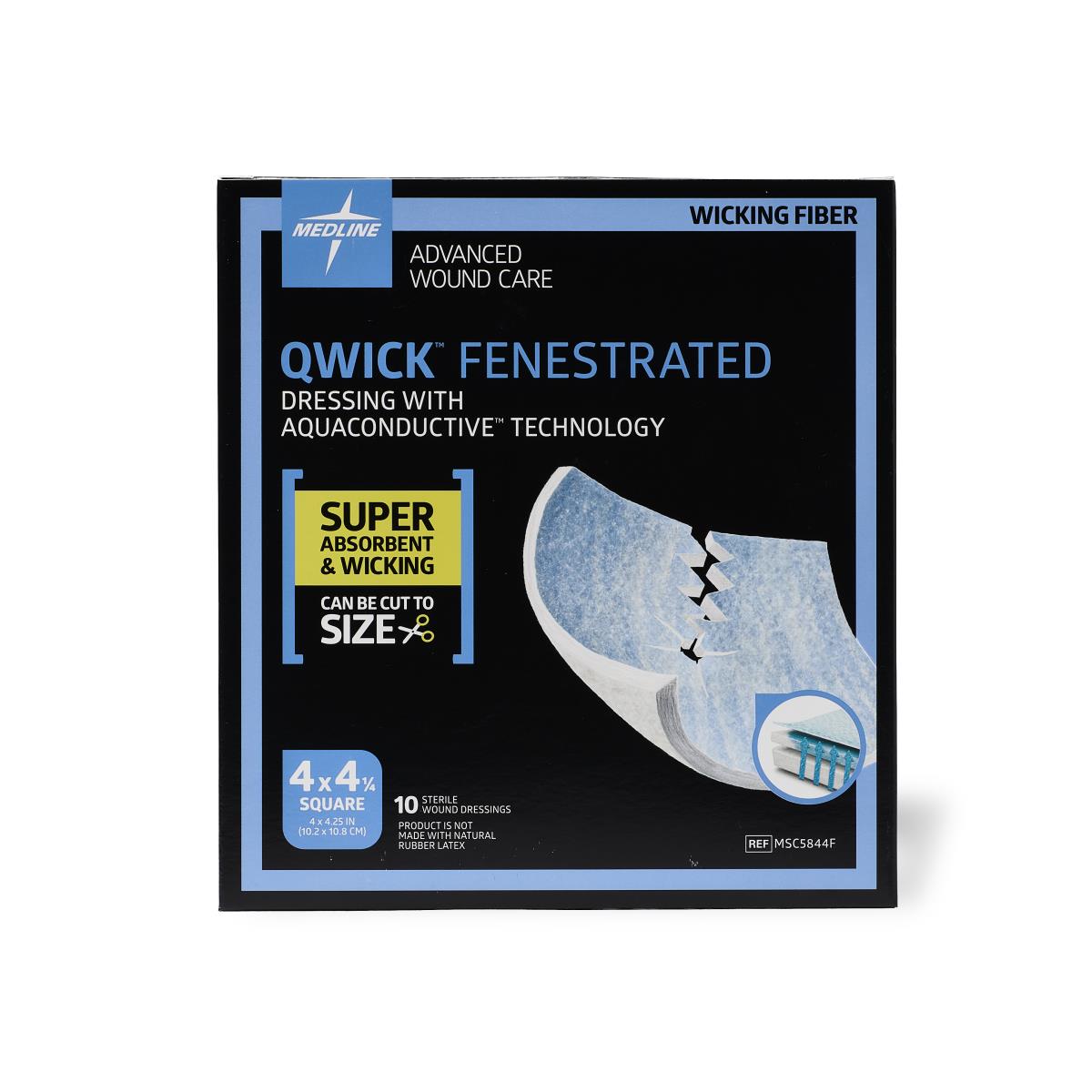 Qwick Nonadhesive Superabsorbent Wound Dressings - BeHope