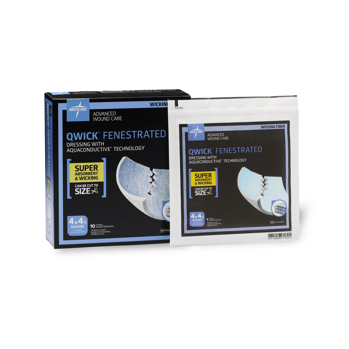 Qwick Nonadhesive Superabsorbent Wound Dressings - BeHope