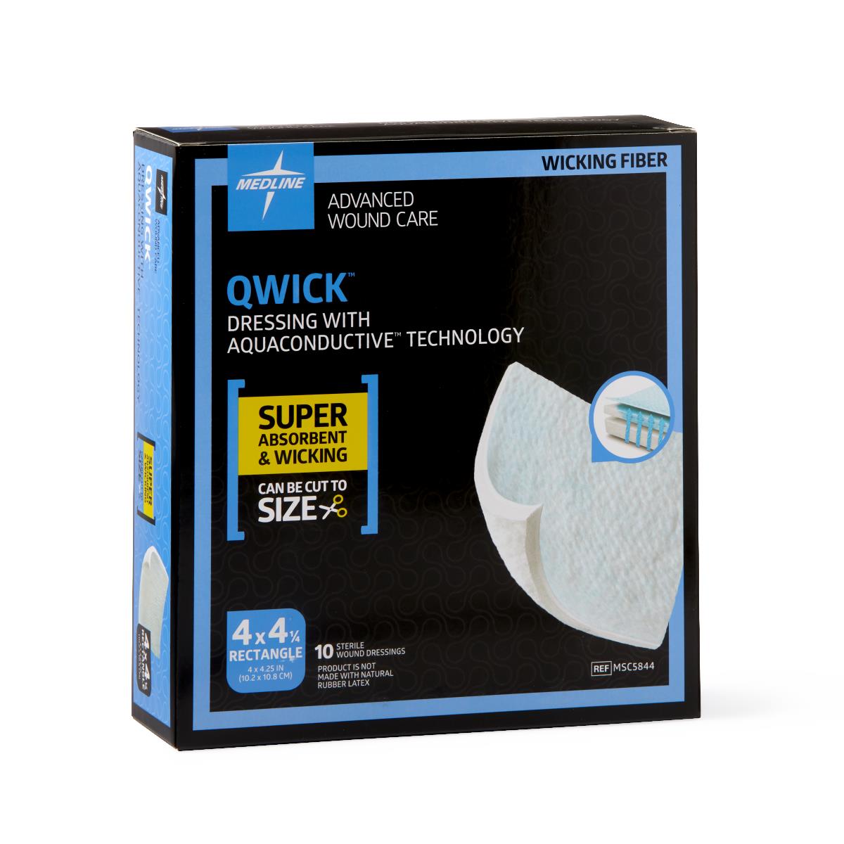 Qwick Nonadhesive Superabsorbent Wound Dressings - BeHope