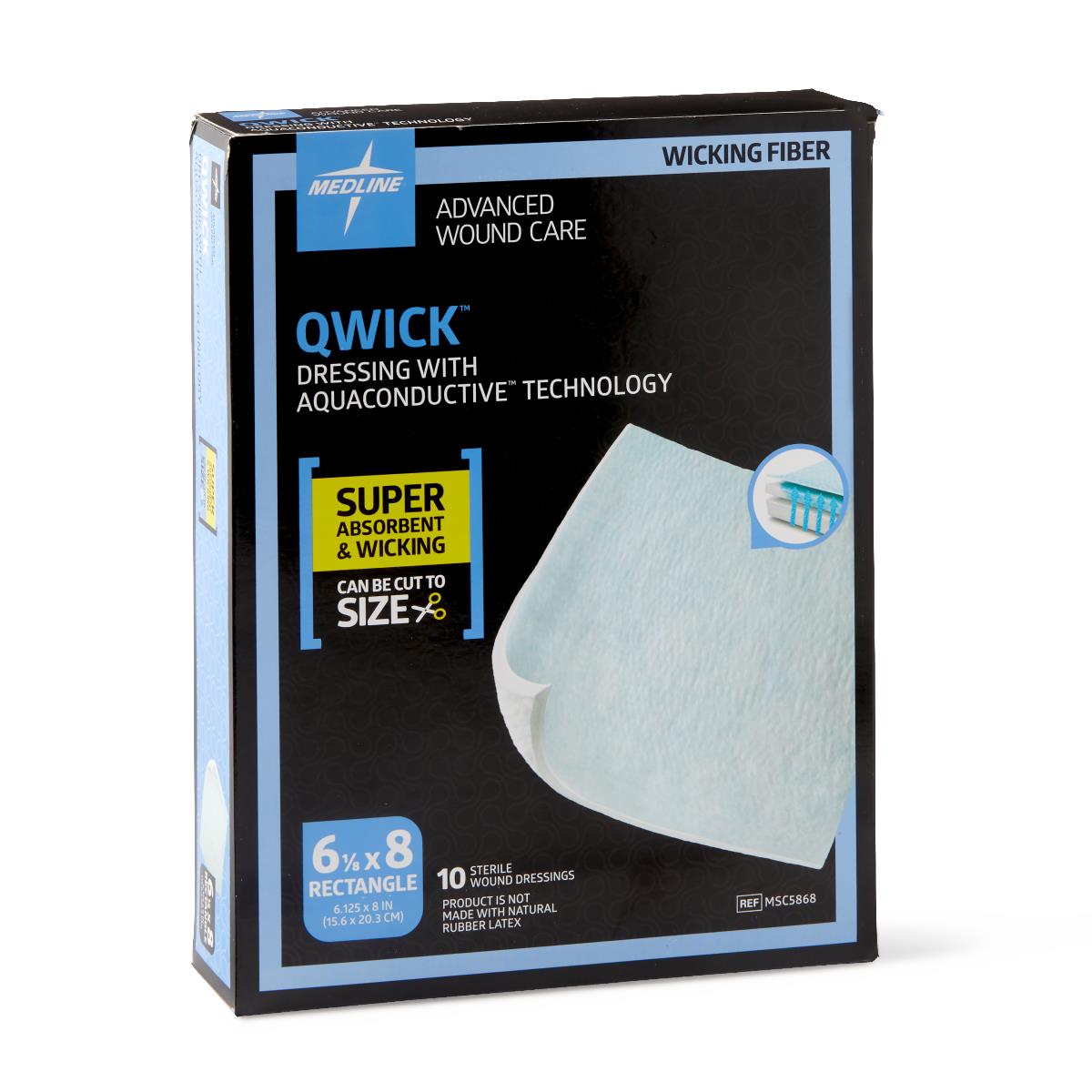 Qwick Nonadhesive Superabsorbent Wound Dressings - BeHope