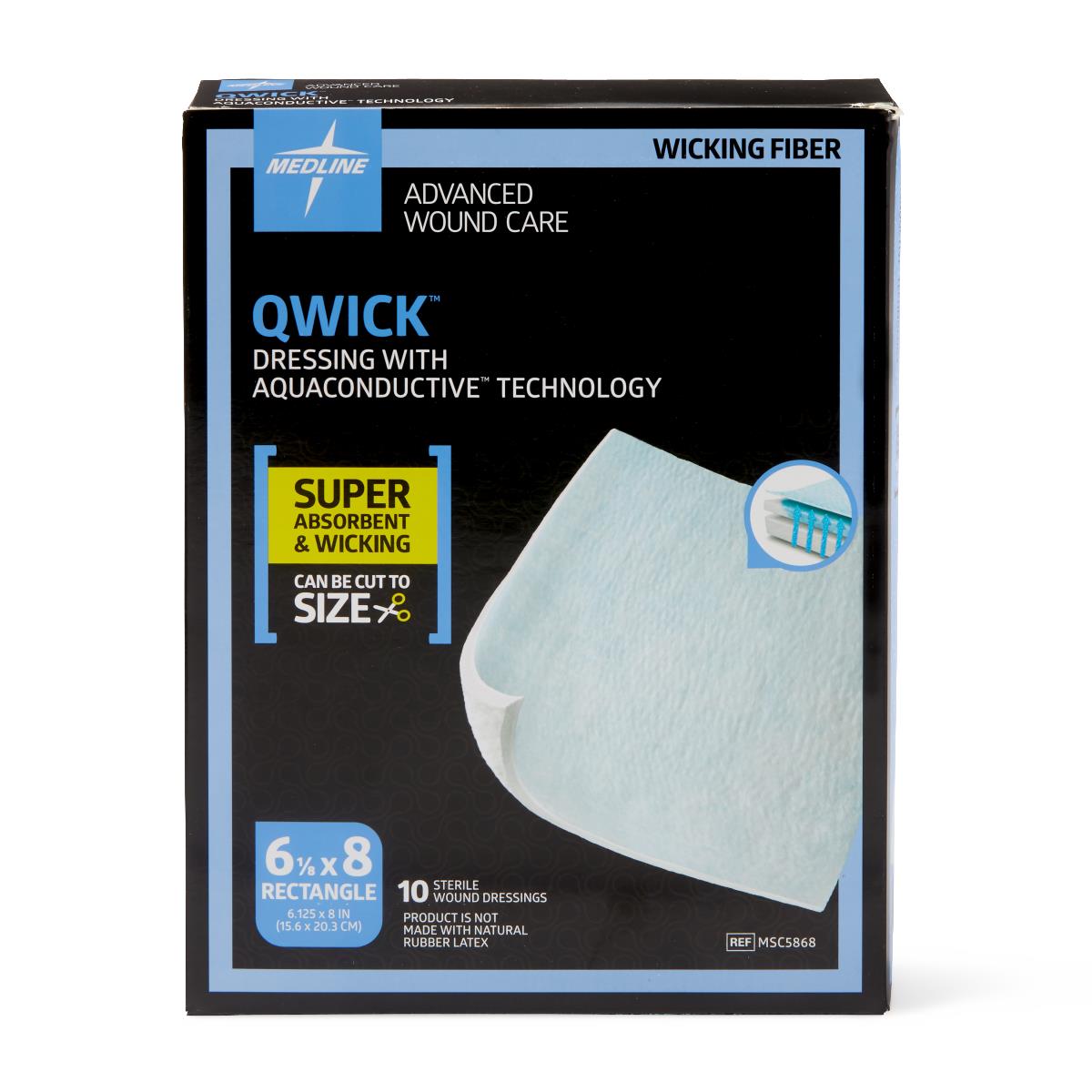 Qwick Nonadhesive Superabsorbent Wound Dressings - BeHope