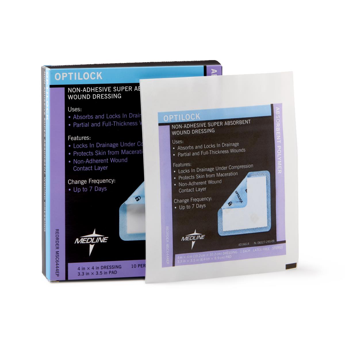 OptiLock Nonadhesive Super Absorbent Wound Dressings - BeHope