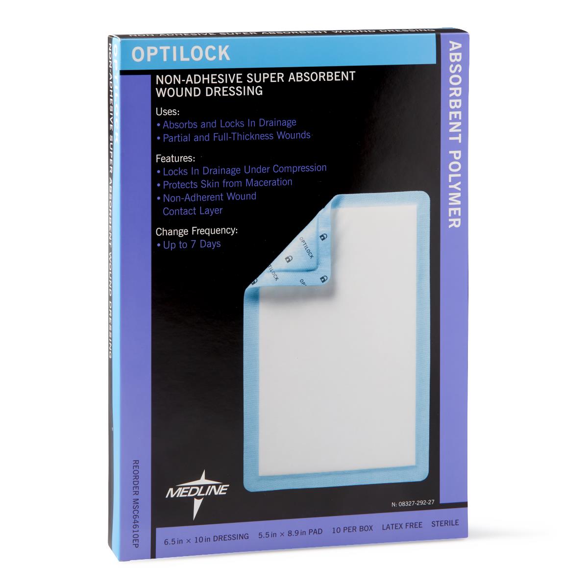 OptiLock Nonadhesive Super Absorbent Wound Dressings - BeHope
