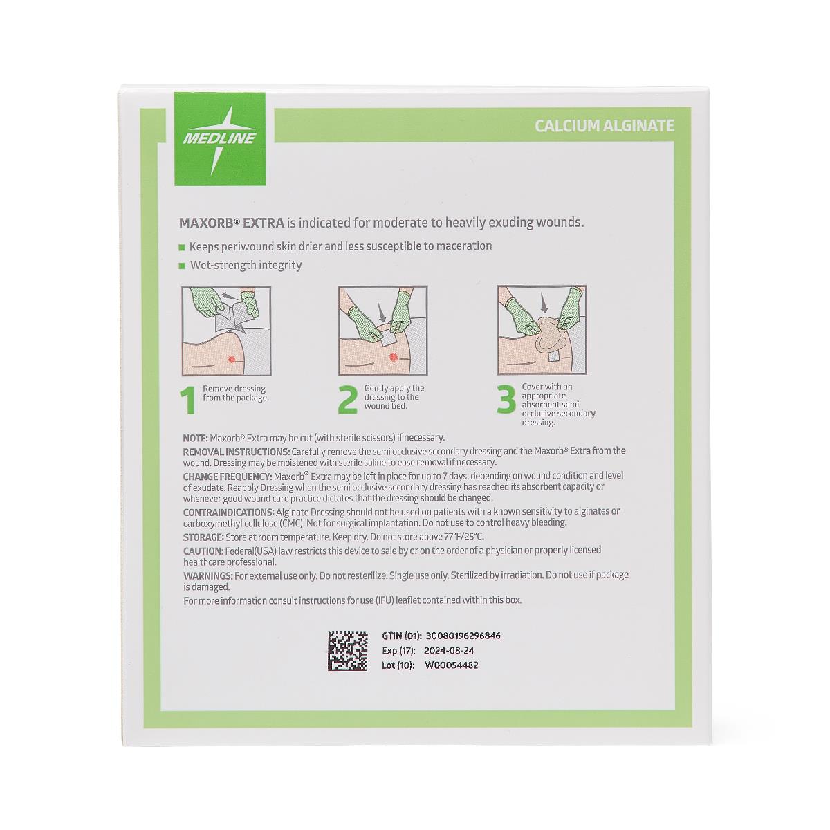 Maxorb Extra Cmc/alginate Wound Dressings - BeHope