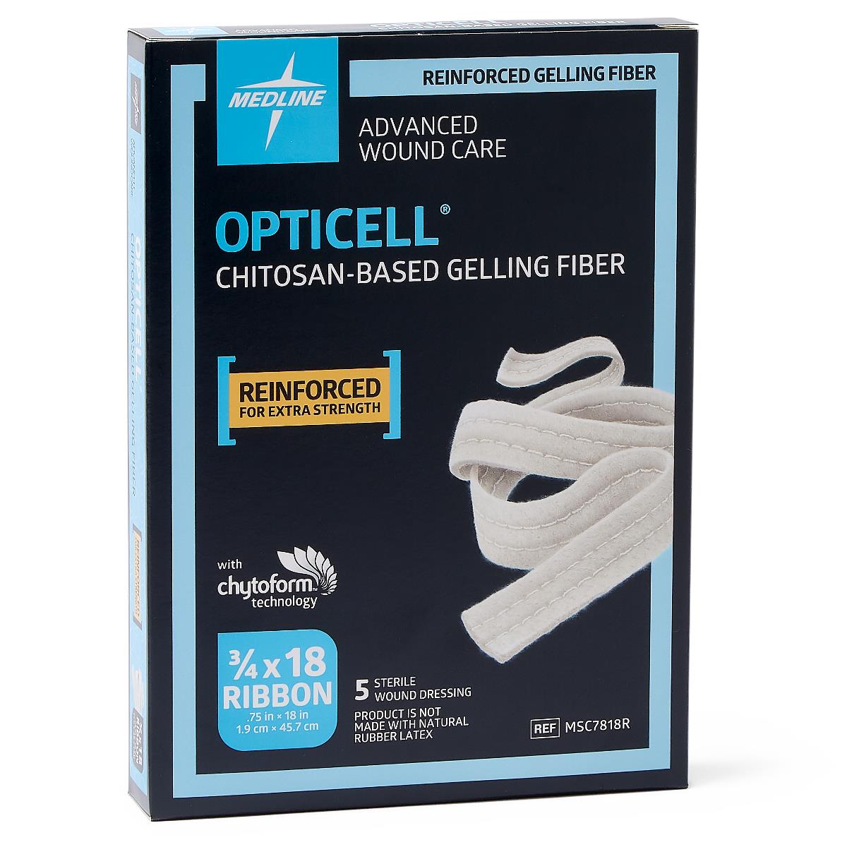 Gelling Fiber Dressing Opticell 4-1/4 X 4-1/4 Inch Square - Behope