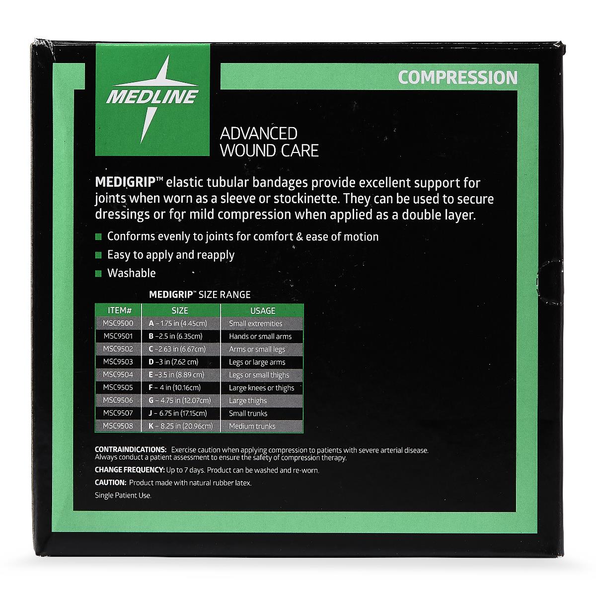 Medigrip Elastic Latex Tubular Support Bandages - BeHope