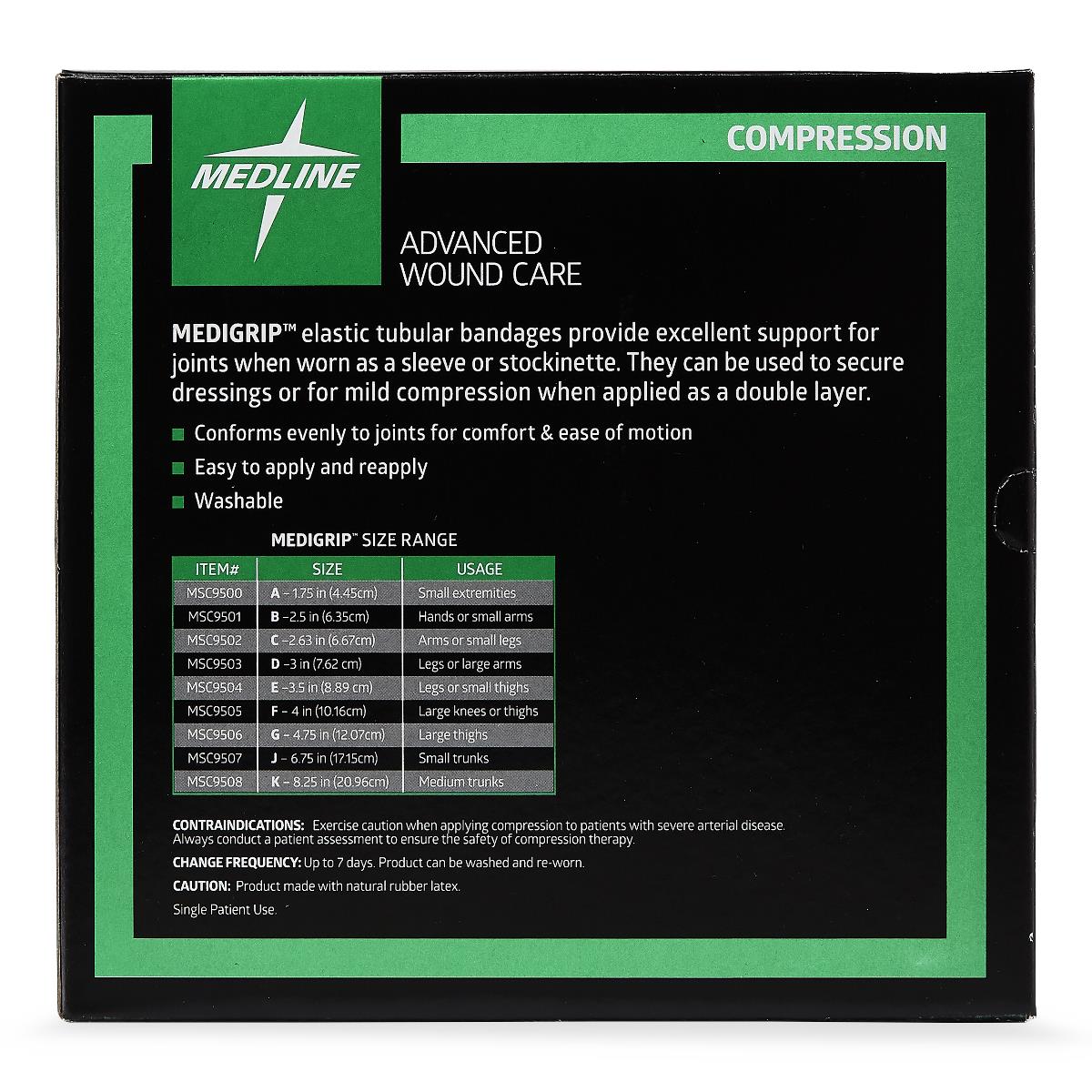 Medigrip Elastic Latex Tubular Support Bandages - BeHope