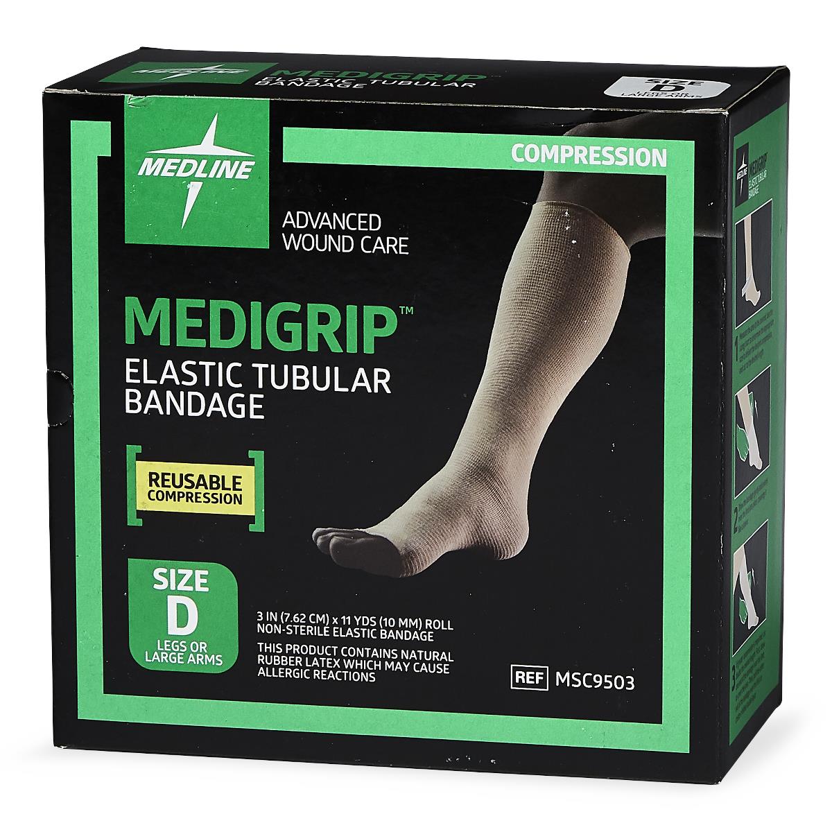Medigrip Elastic Latex Tubular Support Bandages - BeHope