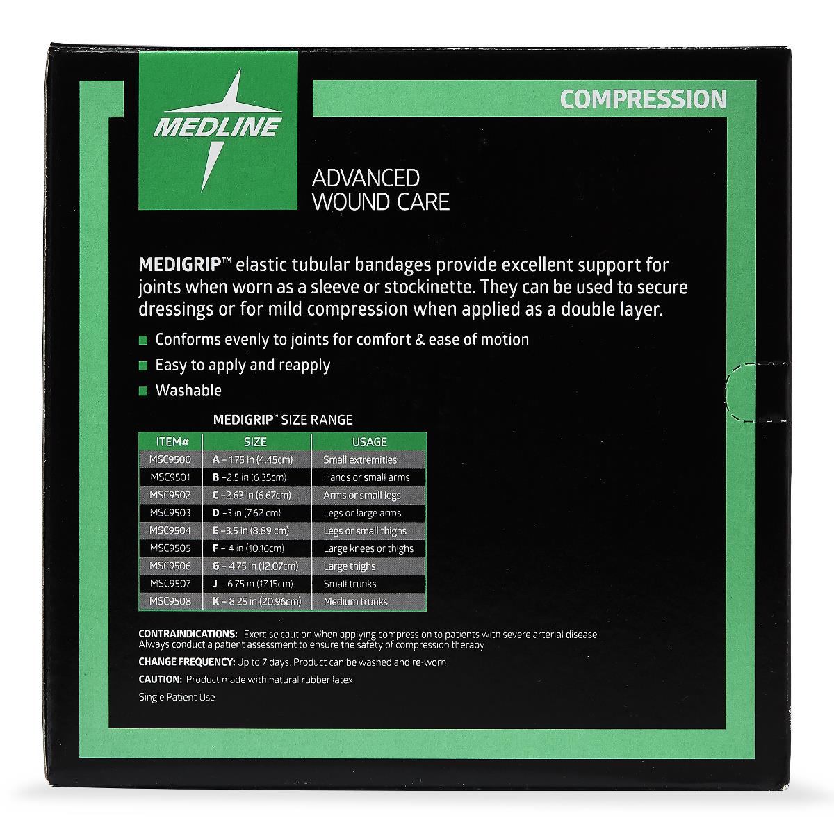 Medigrip Elastic Latex Tubular Support Bandages - BeHope
