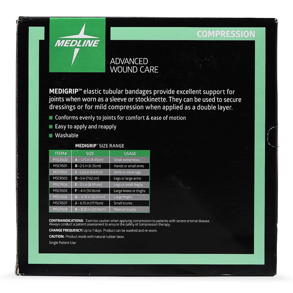 Medigrip Elastic Latex Tubular Support Bandages - BeHope